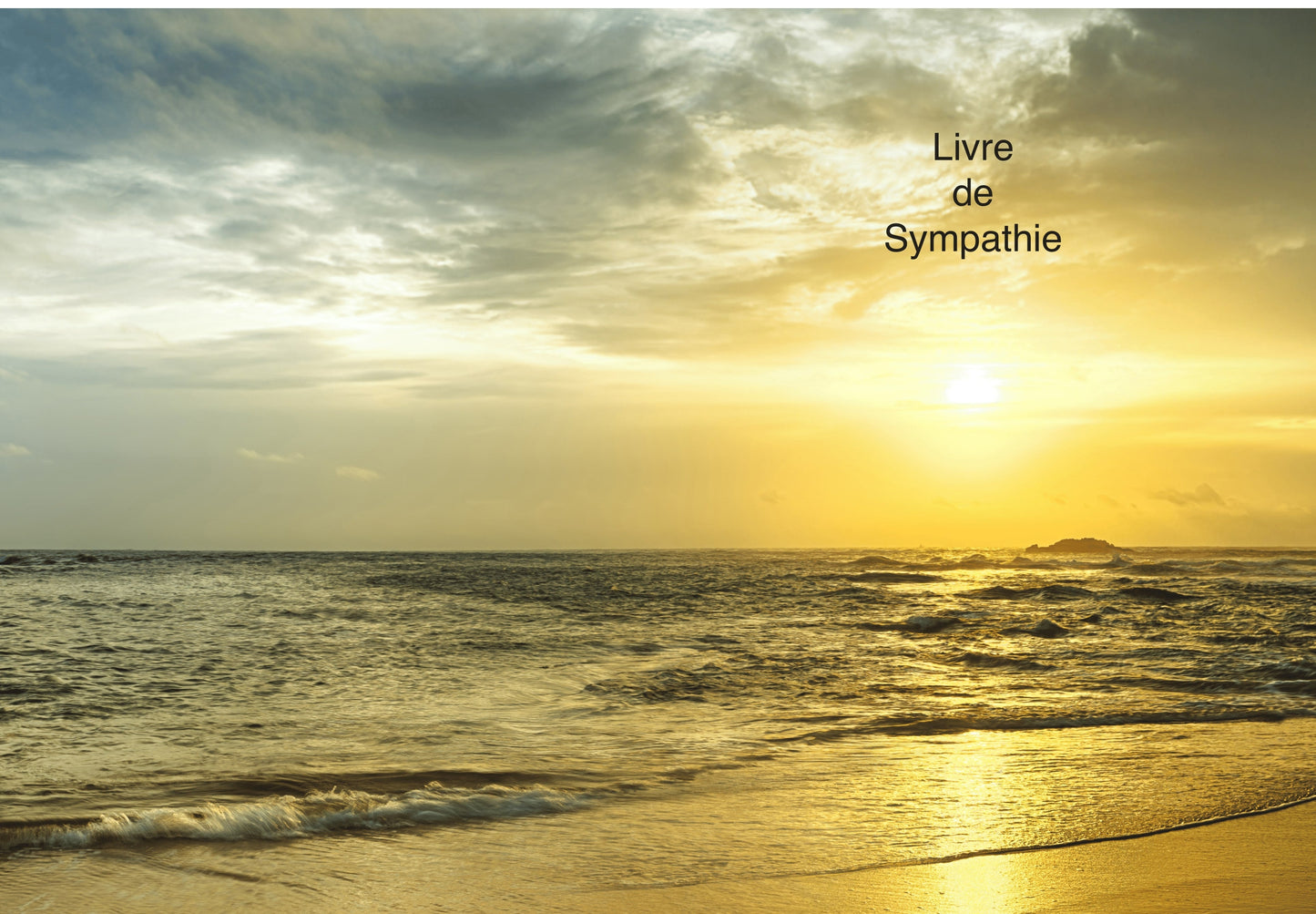 Registre Condoléances "Mer"- Ref : 12182