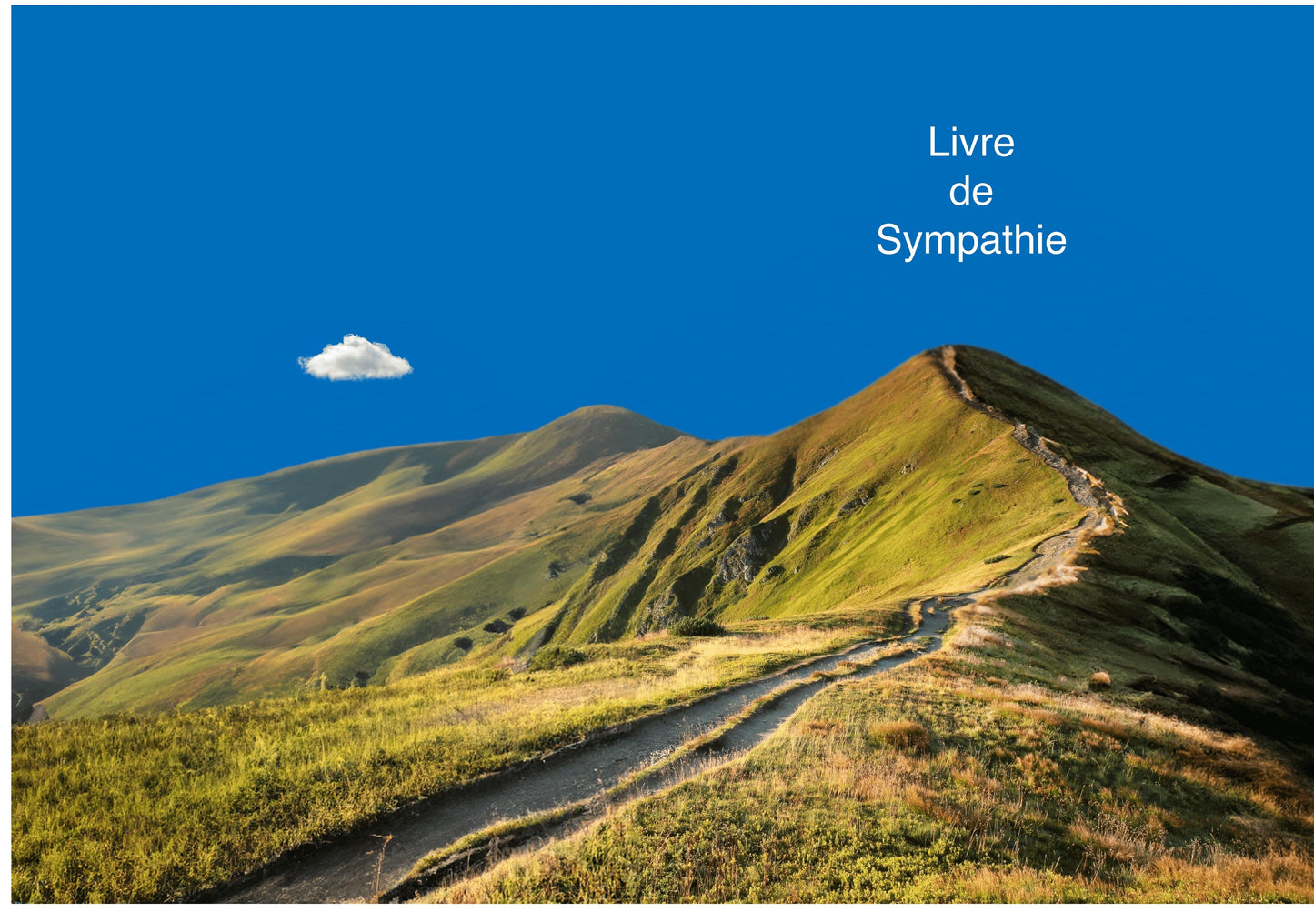Livre de sympathie "Montagne"- Ref : 12183