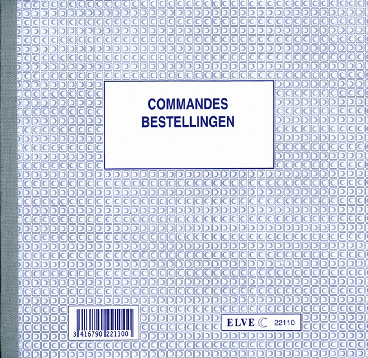 Ref: 22110 - Carnet "Commandes- Bestellingen" - 210 x 210 - 50 tripli - vendu par 5