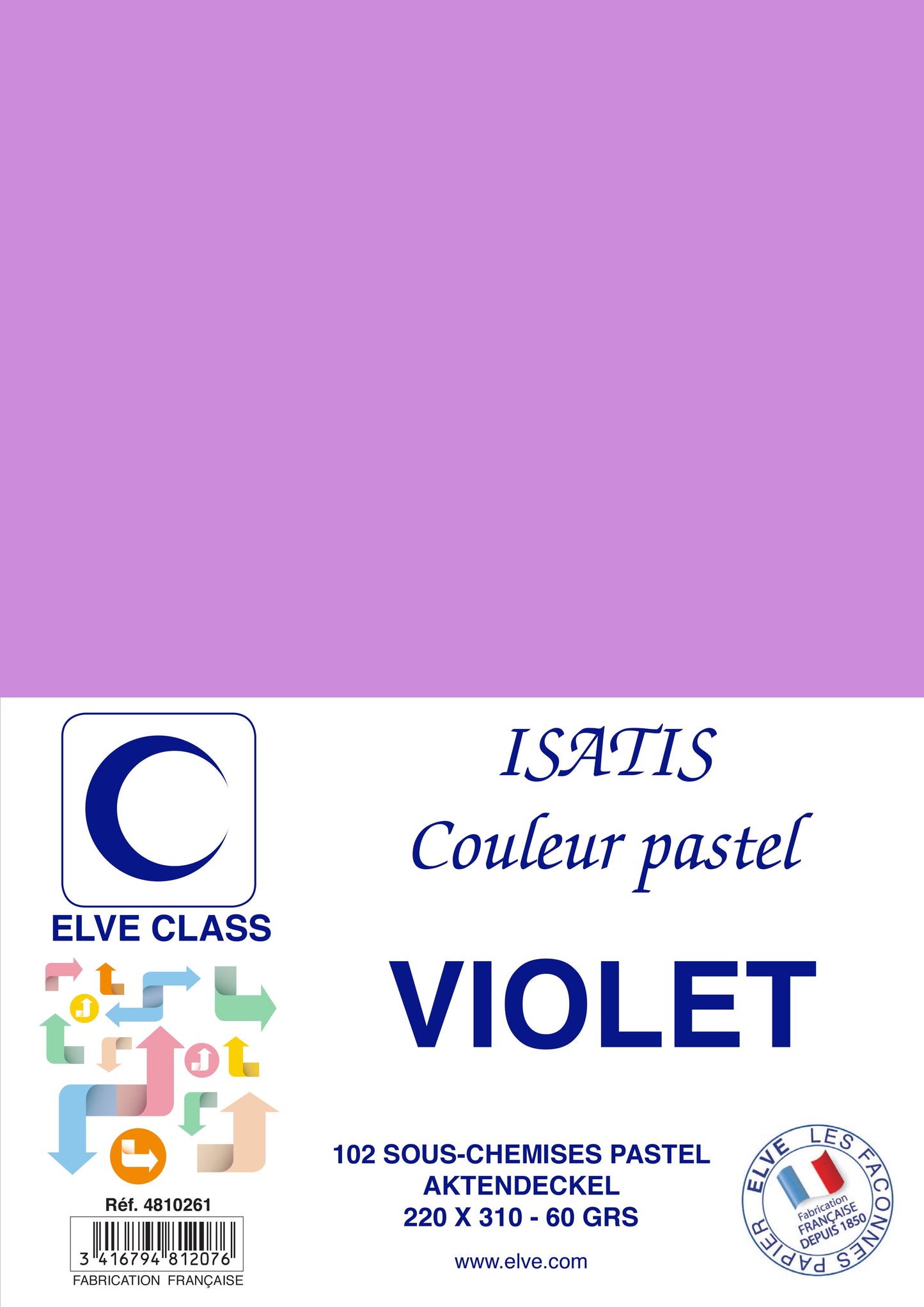 102 Sous-chemises Isatis Violet - Ref : 4810261