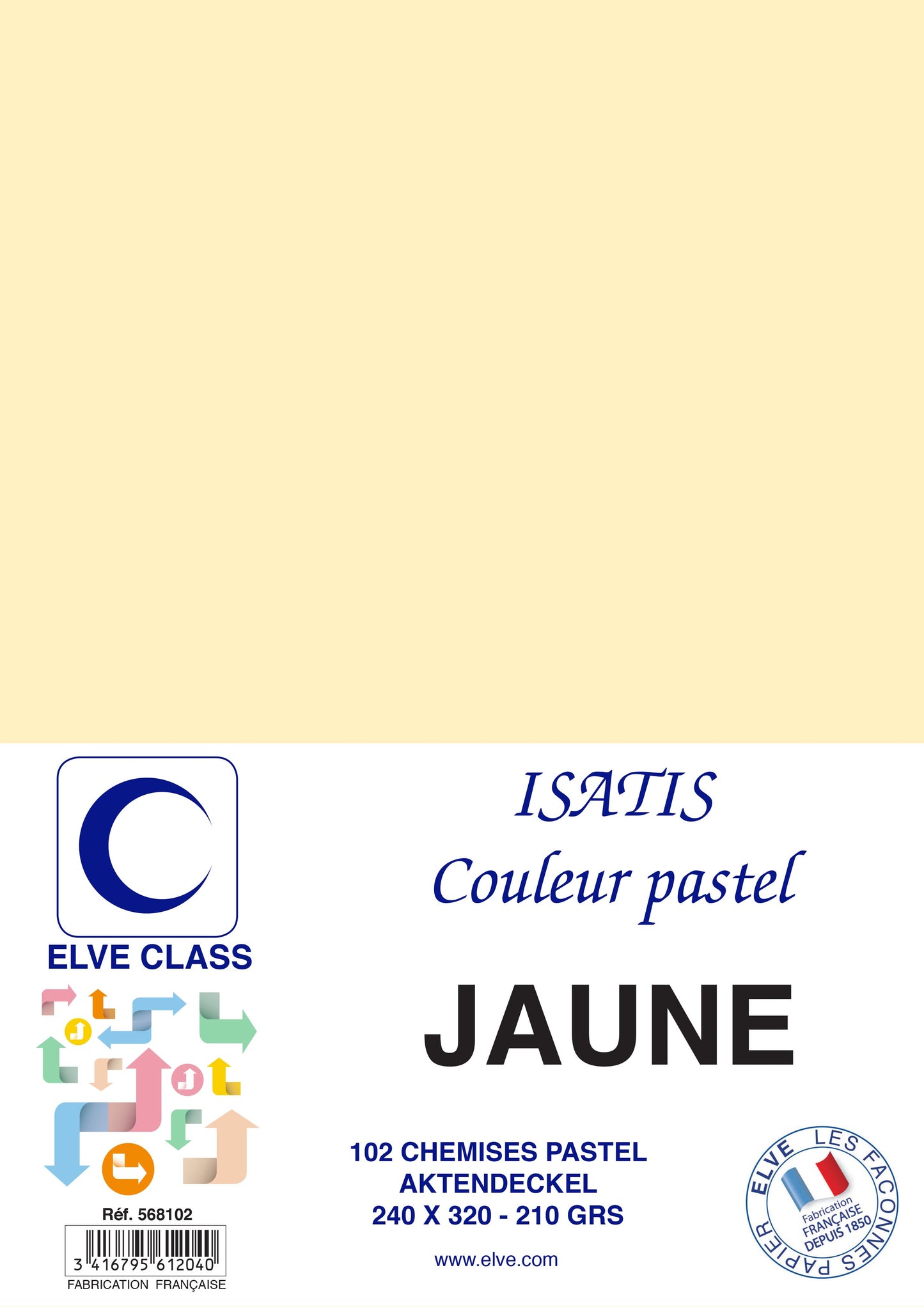 102 Chemises Isatis Jaune - Ref: 568102