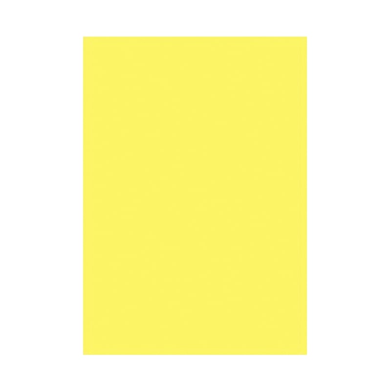 Ref: B75J - Fiches Bristol Jaune 75x125 (100 fiches)