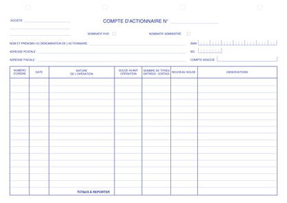 Recharges 3 en 1 avec 50 feuillets Assemblées Générales - Ref : 11024