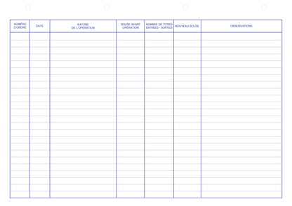 Recharges 3 en 1 avec 50 feuillets Assemblées Générales - Ref : 11024