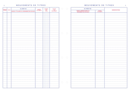 Recharges 3 en 1 avec 50 feuillets Assemblées Générales - Ref : 11024