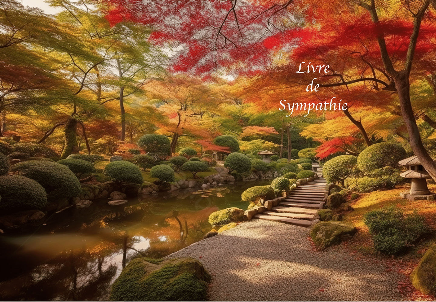 Livre de sympathie "Escaliers"- Ref : 12147