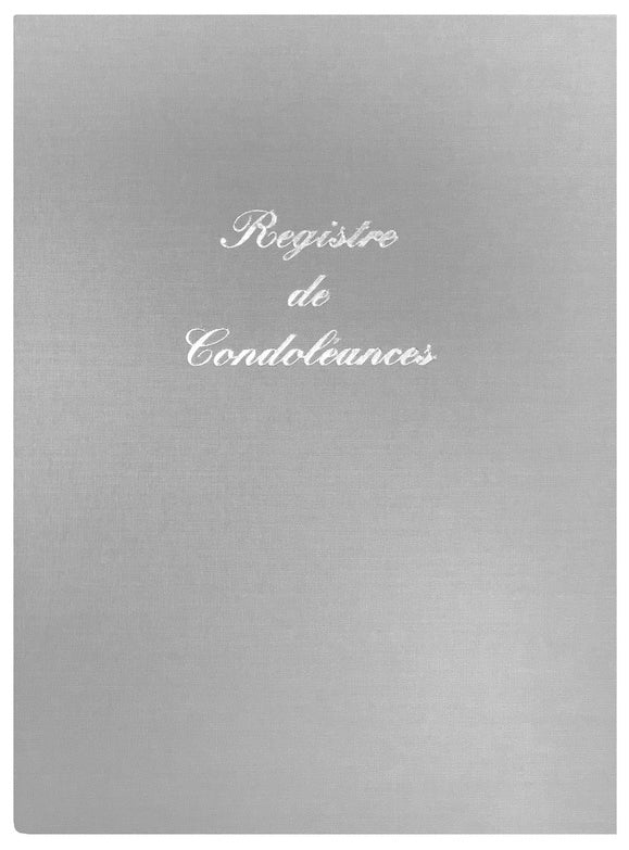 Registre Condoléances - Ref: 12181