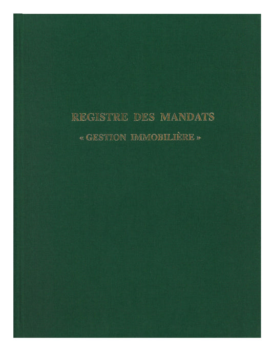 Registre Mandat gestion immobilière - Ref: 1411