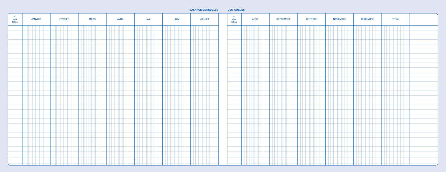 Registre répertoire des transactions - Marchand de biens - Réf: 1412