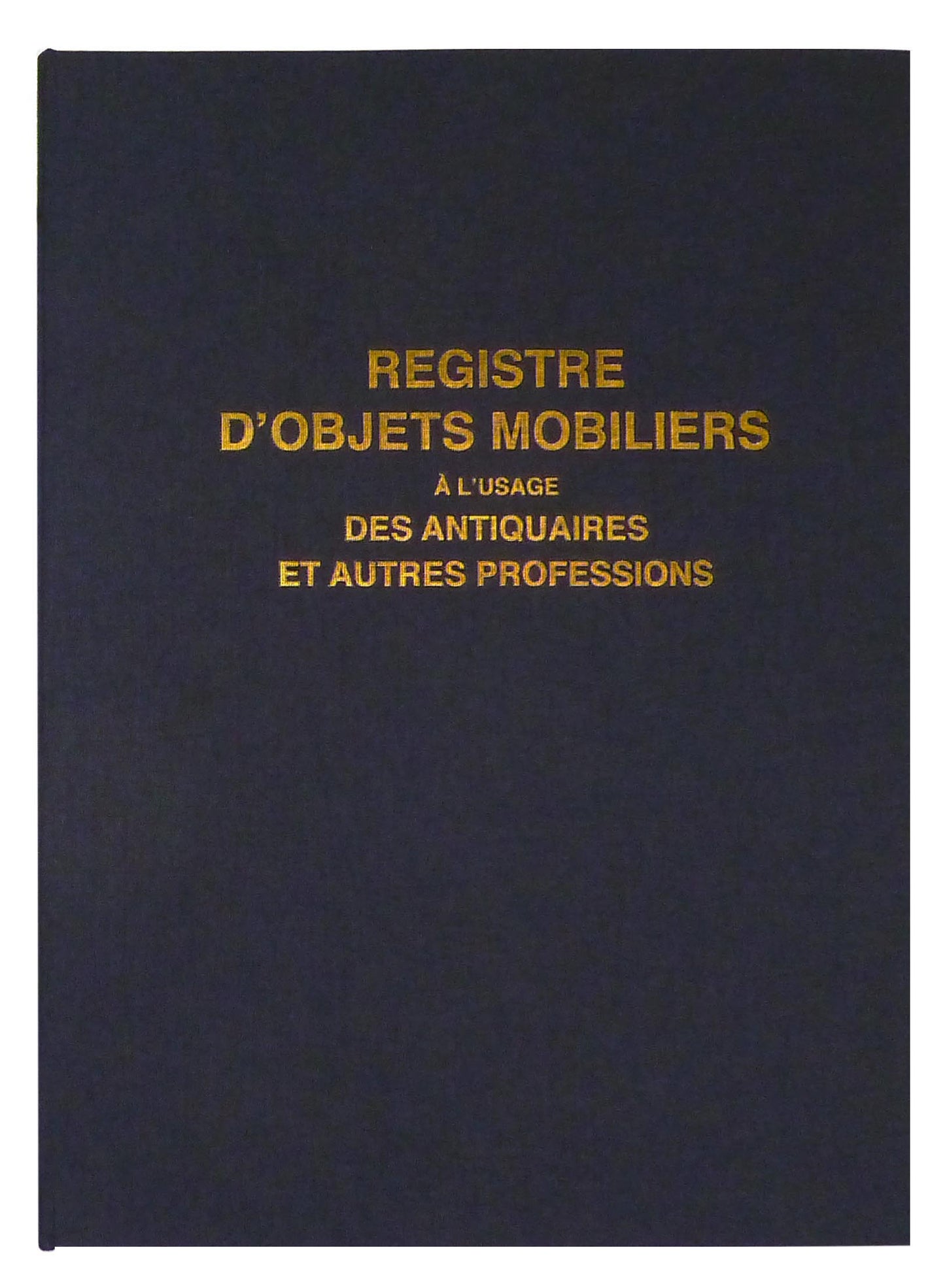 Registre d'objets mobilier antiquaires et brocanteurs - Ref : 1413