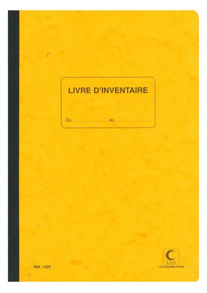 Livre d'inventaire - Ref : 1429
