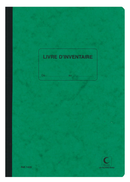 Livre d'inventaire - Ref : 1429