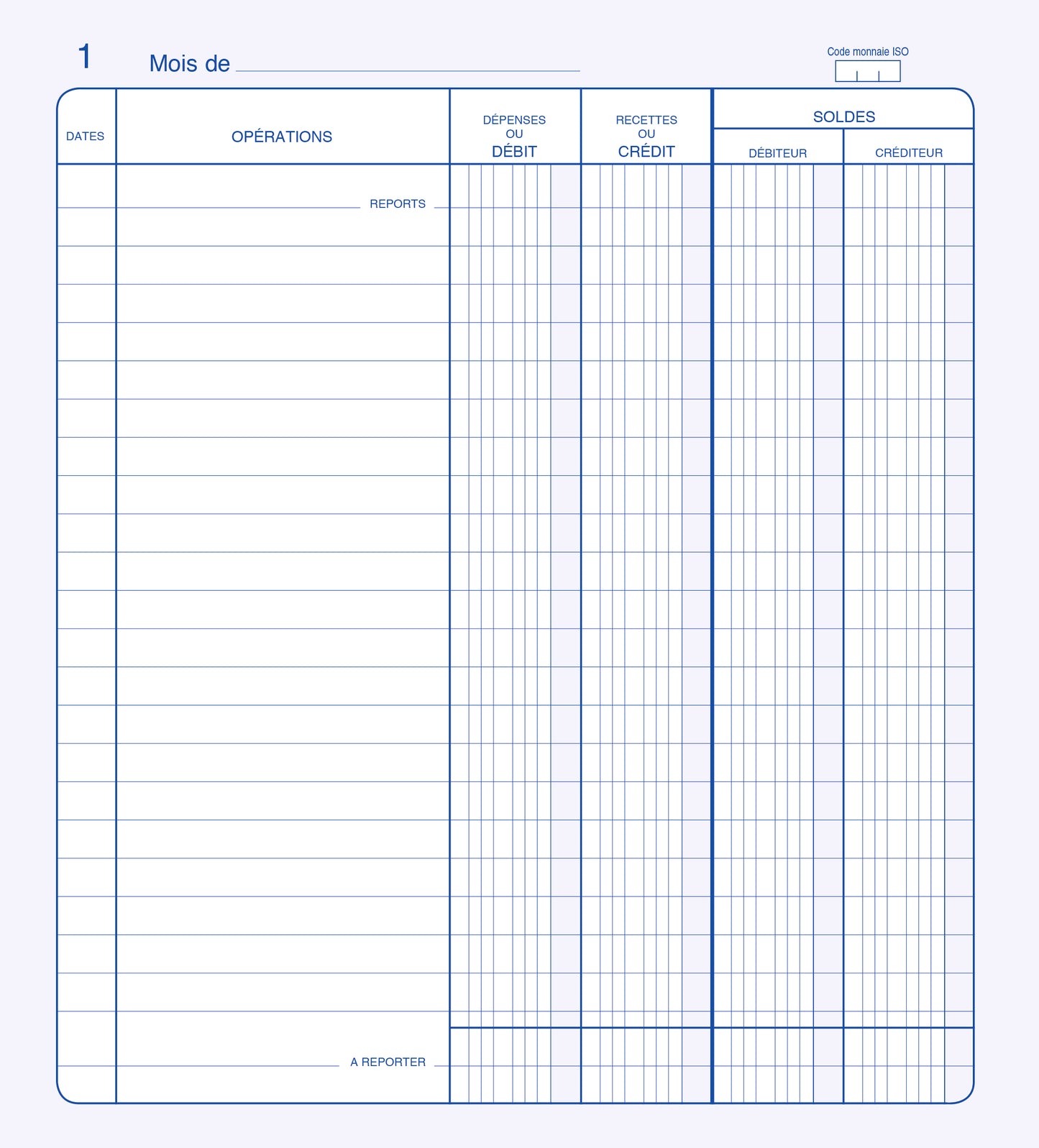 Piqûre Position de compte - Ref: 1439