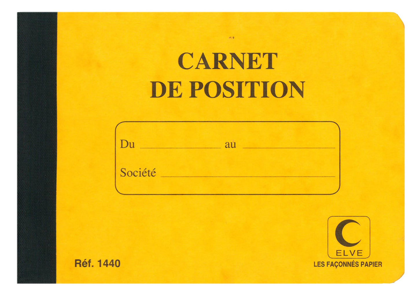 Carnet de position - Vendu par 4 - Ref : 1440