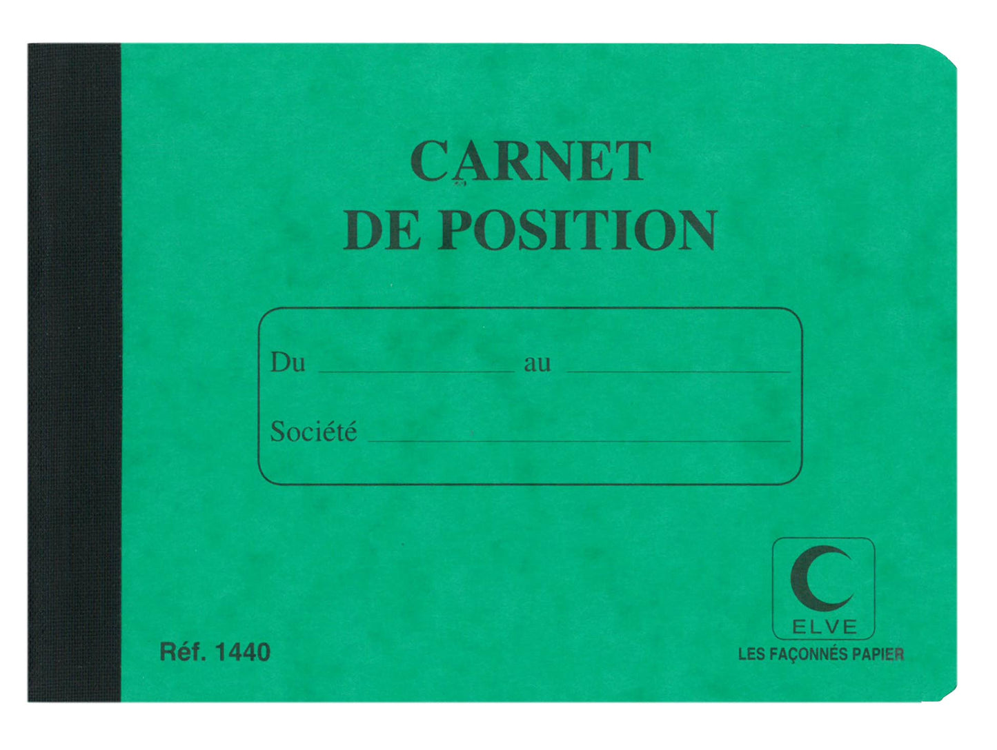 Carnet de position - Vendu par 4 - Ref : 1440