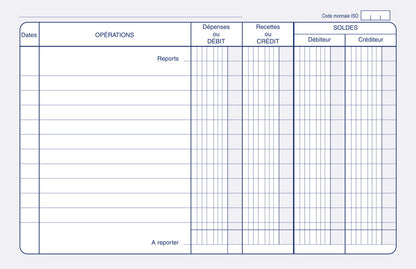 Carnet de position - Vendu par 4 - Ref : 1440