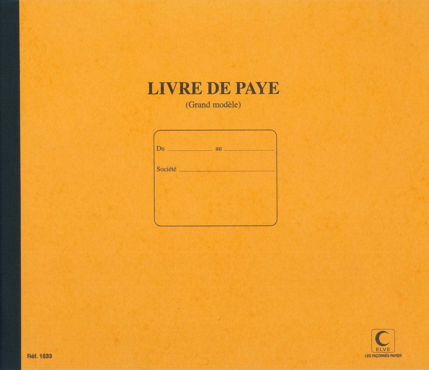 Livre de paye - Ref : 1533