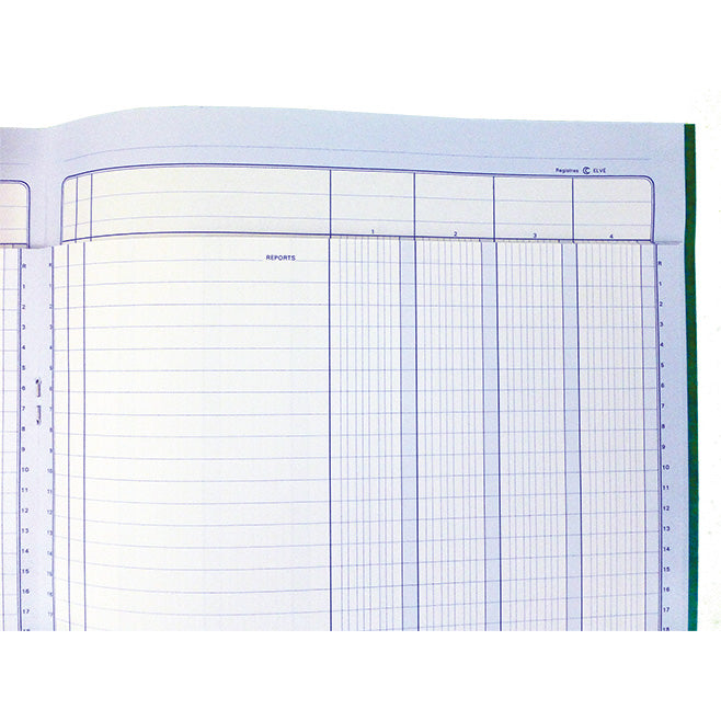 Ref: 183041 - Piqûre tête paresseuse "4 colonnes par page" - 320 x 250 - 100 pages -