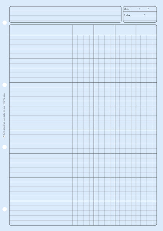 Bloc Audit 4 colonnes - Ref: 2642