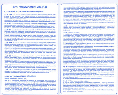 Carnet entretien de véhicule - protège-cahier cristal - Ref : 28