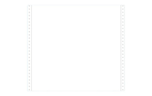 Ref: 328071 - Listing 330 x 8''1-2 (soit 216 mm) - velin Blanc - 70gr - Bandes caroll détachables - 1 pli