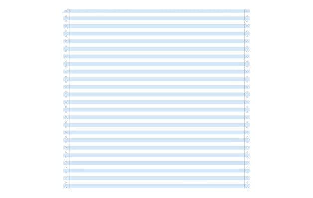 Ref: 328171 - Listing 330 x 8'' 1-2'' (soit 216mm) - zoné bleu - 70gr - Bandes caroll fixes - 1 pli