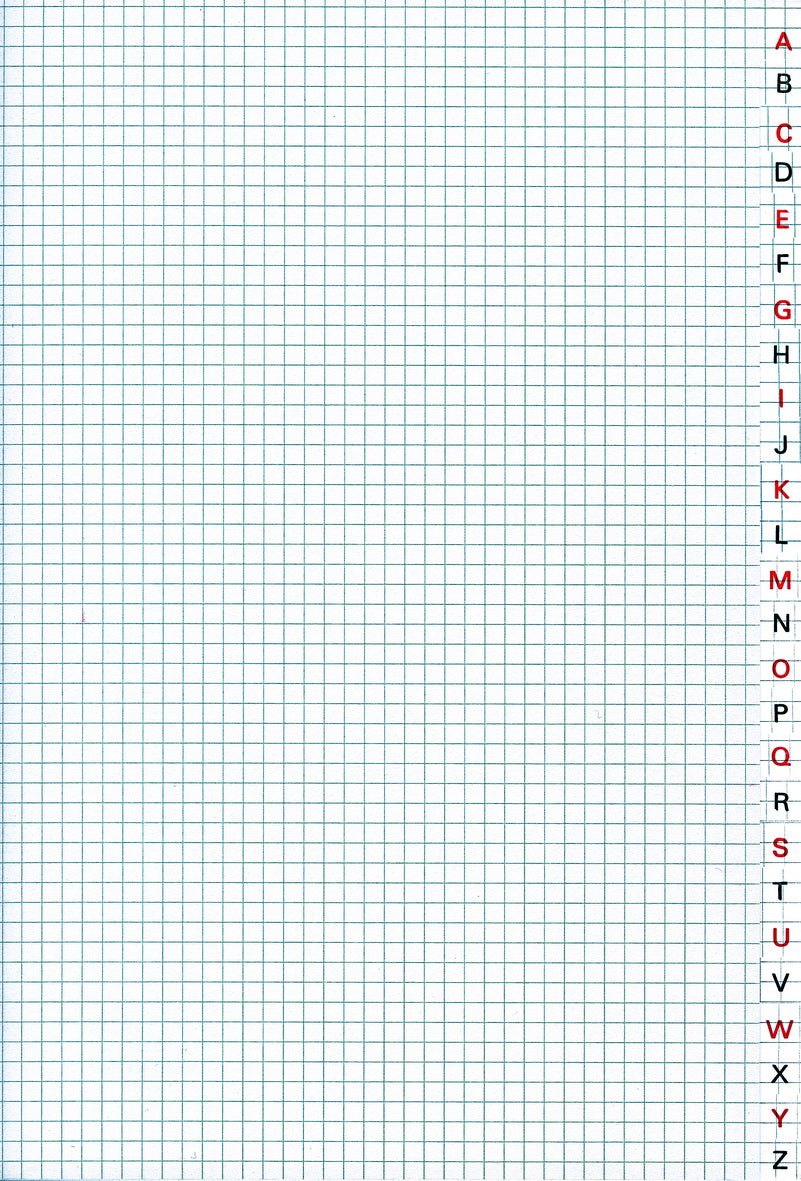 Piqûre quadrillé 5*5 répertoire - Ref: 41651