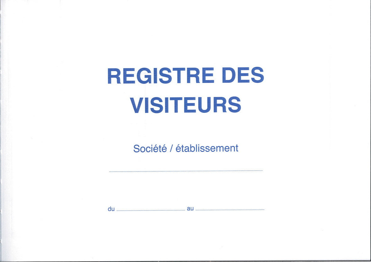 Ref: 43001 - Registre des visiteurs 210x297 96 pages