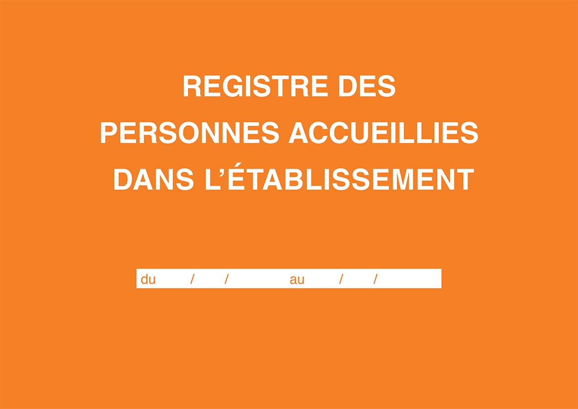 Ref: 47005 - Registre des personnes accueillies dans l'établissement 210x297 -96 pages