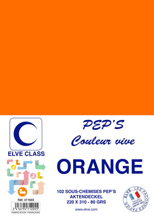 102 Sous-chemises Pep's Orange - Ref: 471023
