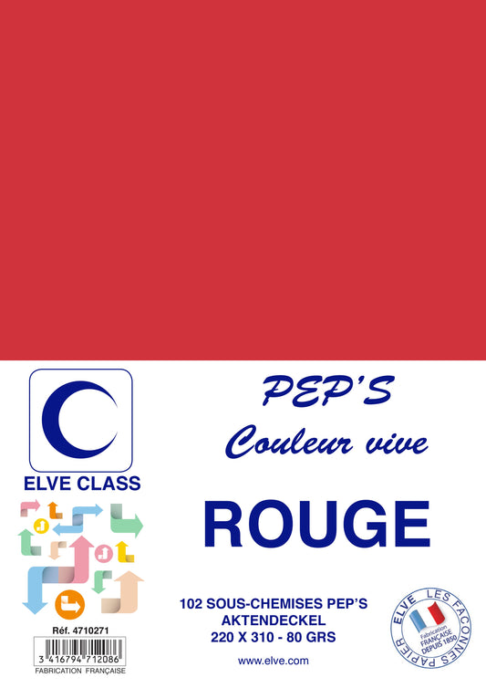102 Sous-chemises Pep's Rouge - Ref: 4710271