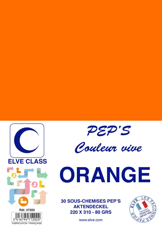 30 Sous-chemises Pep's Orange - Ref : 47303