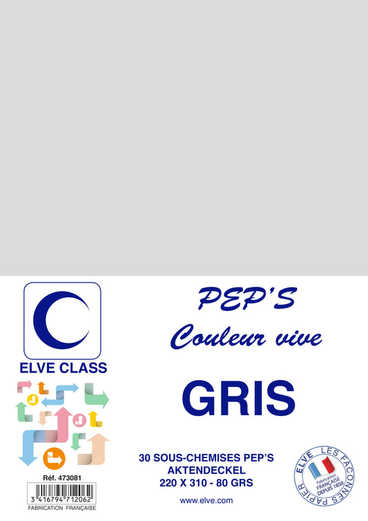 102 Sous-chemises Pep's Gris  - Ref: 473081