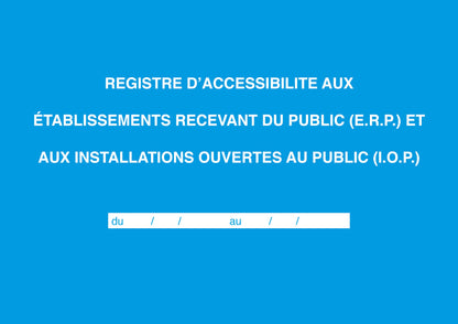 Registre d'accessibilité au ERP et IOP - Réf: 48001