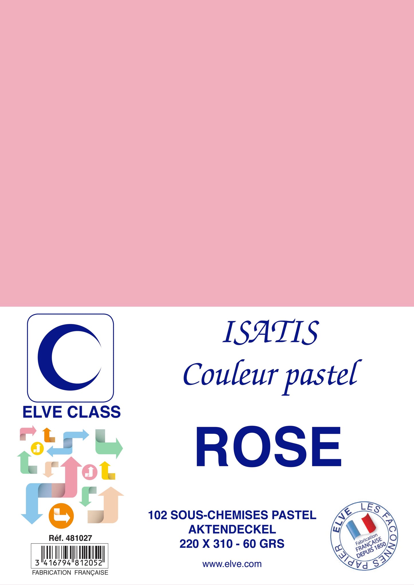 102 Sous-chemises Isatis Rose - Ref : 481027