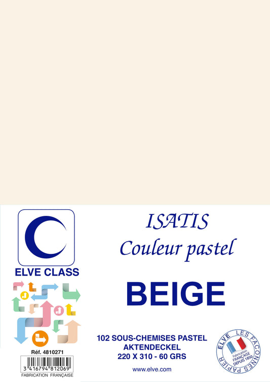 102 Sous-chemises Isatis Beige - Ref: 4810271