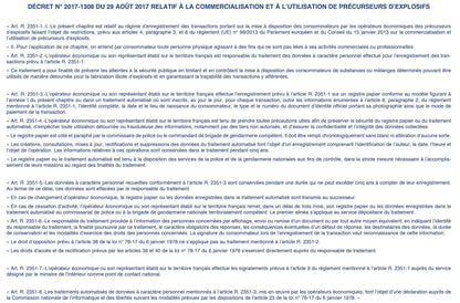 Ref: 49001 - Registre des précurseurs d'explosifs A4Y 96 pages foliotées