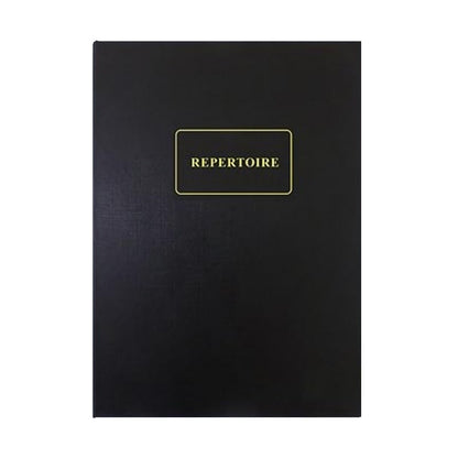 Ref: 517412 - Répertoire carnet d'adresses noir 297x210 148 Pages