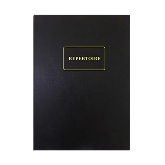 Ref: 517412 - Répertoire carnet d'adresses noir 297x210 148 Pages