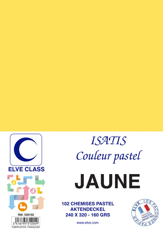 102 Chemises Isatis Jaune recyclé -  Ref: 538102