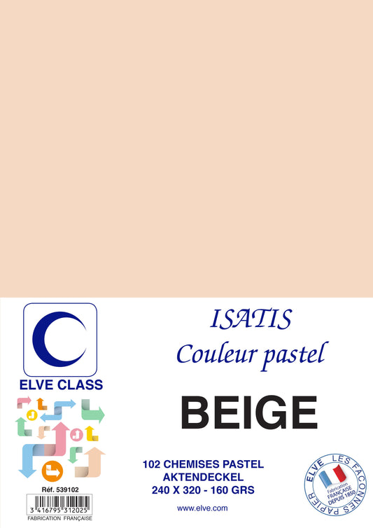 102 Chemises Isatis Beige recyclé - Ref: 539102