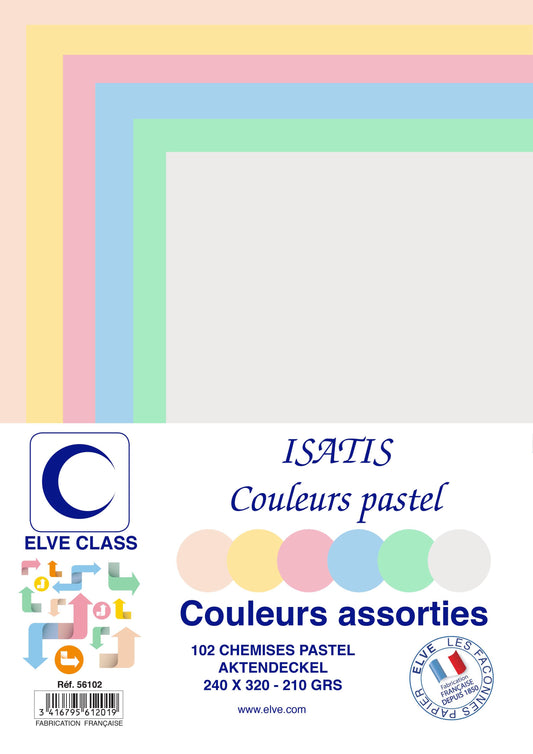 102 Chemises Isatis 6 couleurs assorties -  Ref : 56102