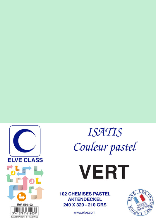 102 Chemises Isatis pastel Vert - Ref: 566102