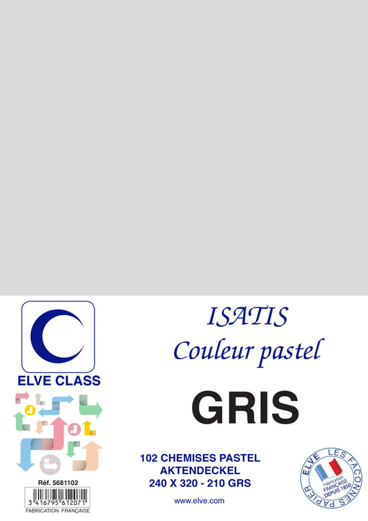 102 Chemises Isatis Gris - Ref: 5681102
