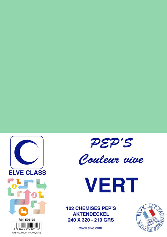 102 Chemises Pep's Vert - Ref: 596102