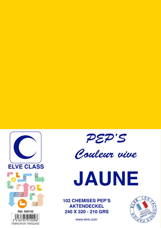 102 Chemises Pep's Jaune - Ref: 598102