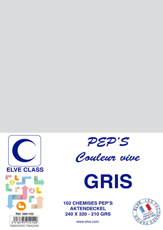 102 Chemises Pep's Gris - Ref: 5981102