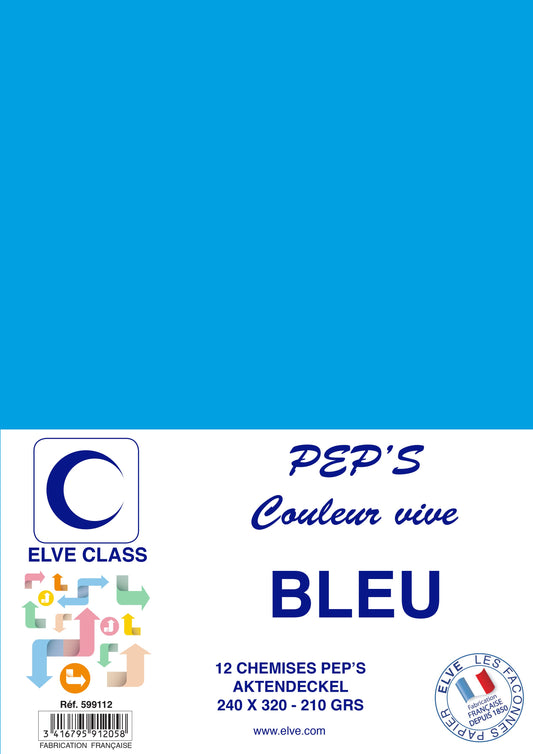 12 Chemises Pep's Bleu - Ref: 599112