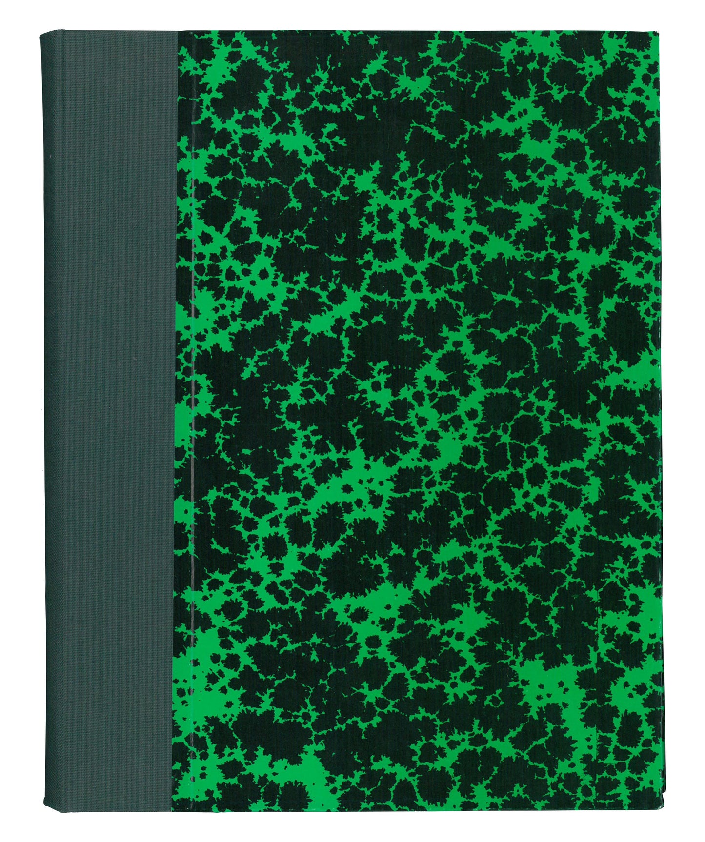 Ref: 61022 - Registre marbré Annonay vert ligné 230x180- 200 pages