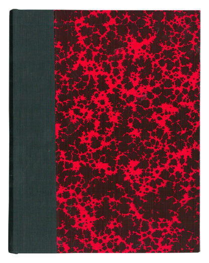 Ref: 61032 - Registre marbré Annonay quadrillé 5x5 non numéroté - 230 x 180 - 200 pages